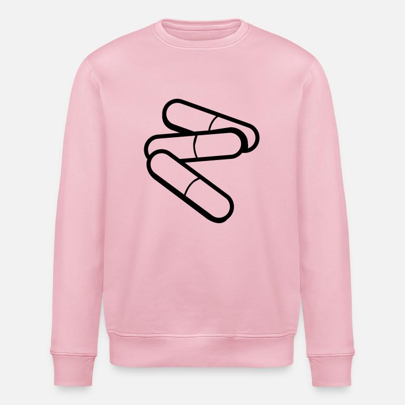 Pillen - Stanley/Stella Unisex Bio-Sweatshirt ROLLER - Hellrosa