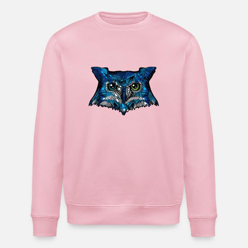 Eule - Stanley/Stella Unisex Bio-Sweatshirt ROLLER - Hellrosa