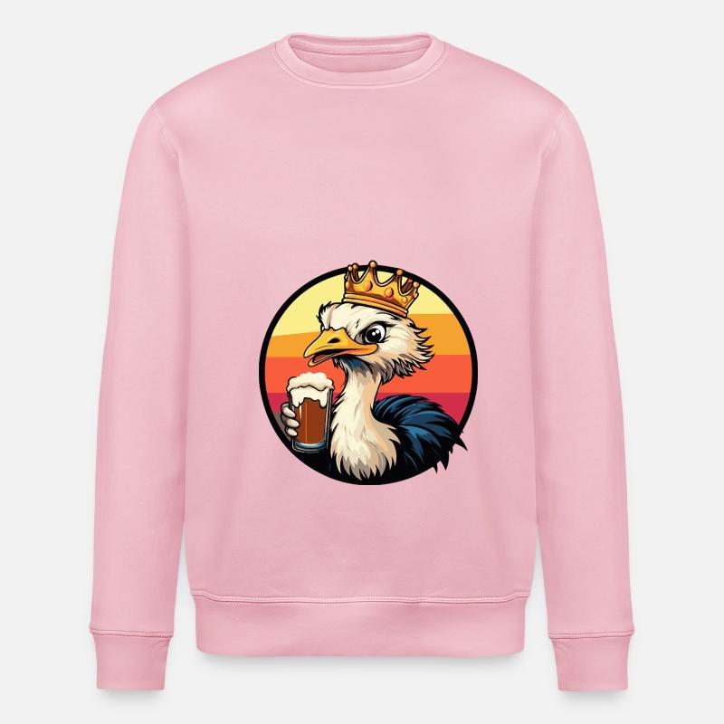 Strauß Bier - Stanley/Stella Unisex Bio-Sweatshirt ROLLER - Hellrosa