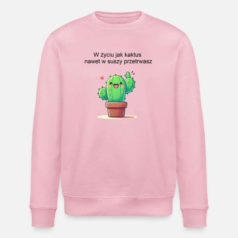 cactus - Sweat bio ROLLER Stanley/Stella Unisexe - rose pâle