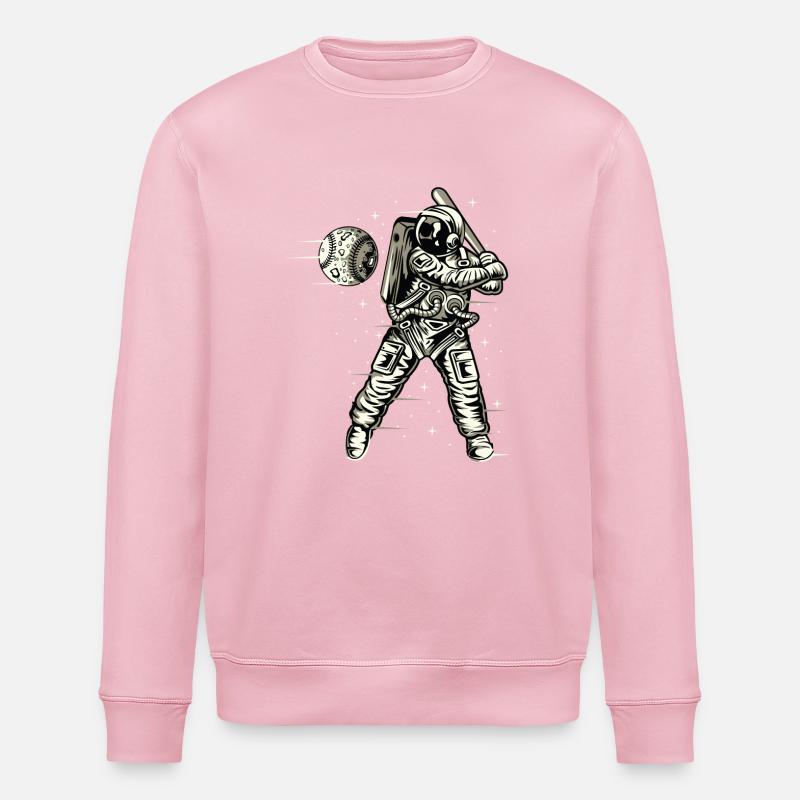 espace de base-ball - Sweat bio ROLLER Stanley/Stella Unisexe - rose pâle