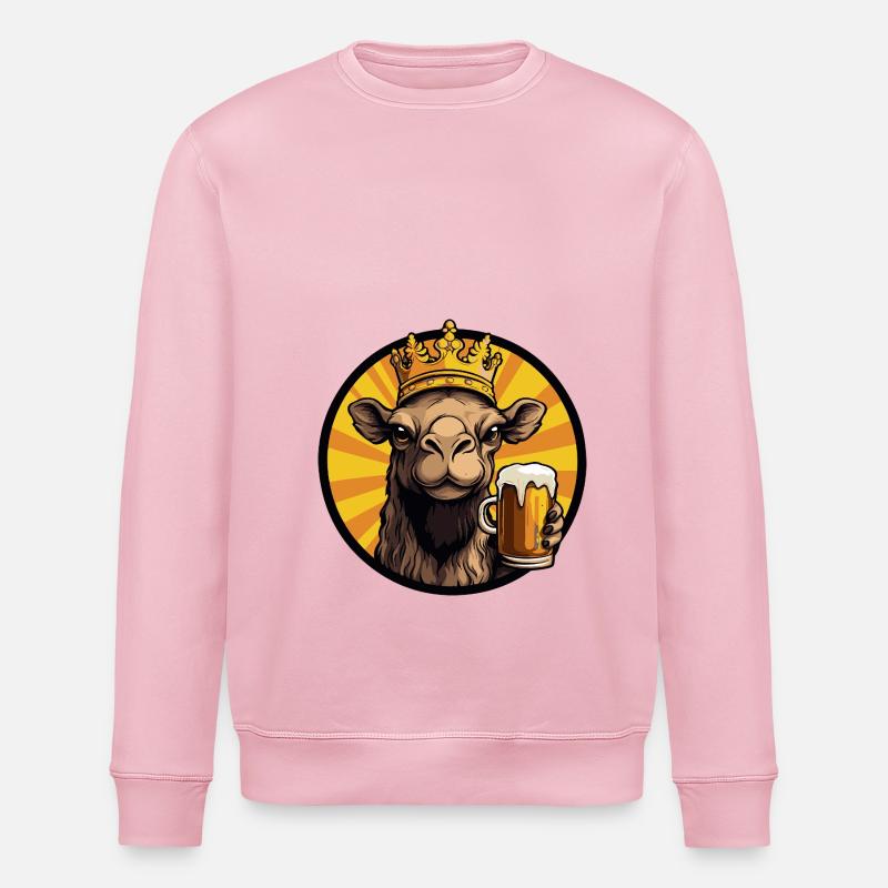 Kamel Bier - Stanley/Stella Unisex Bio-Sweatshirt ROLLER - Hellrosa