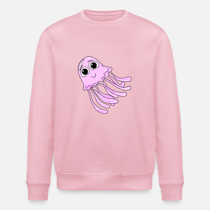 méduse - Sweat bio ROLLER Stanley/Stella Unisexe - rose pâle