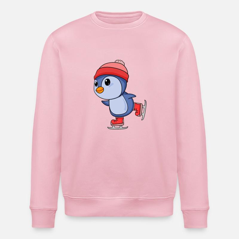 Schlittschuh laufen - Stanley/Stella Unisex Bio-Sweatshirt ROLLER - Hellrosa