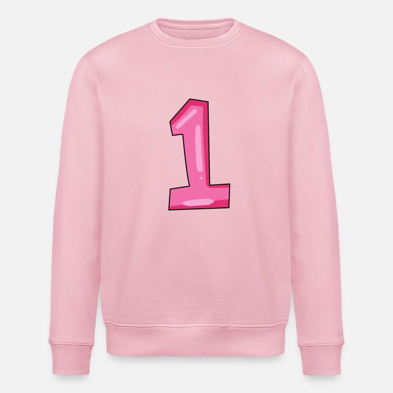 1 - Sweat bio ROLLER Stanley/Stella Unisexe - rose pâle