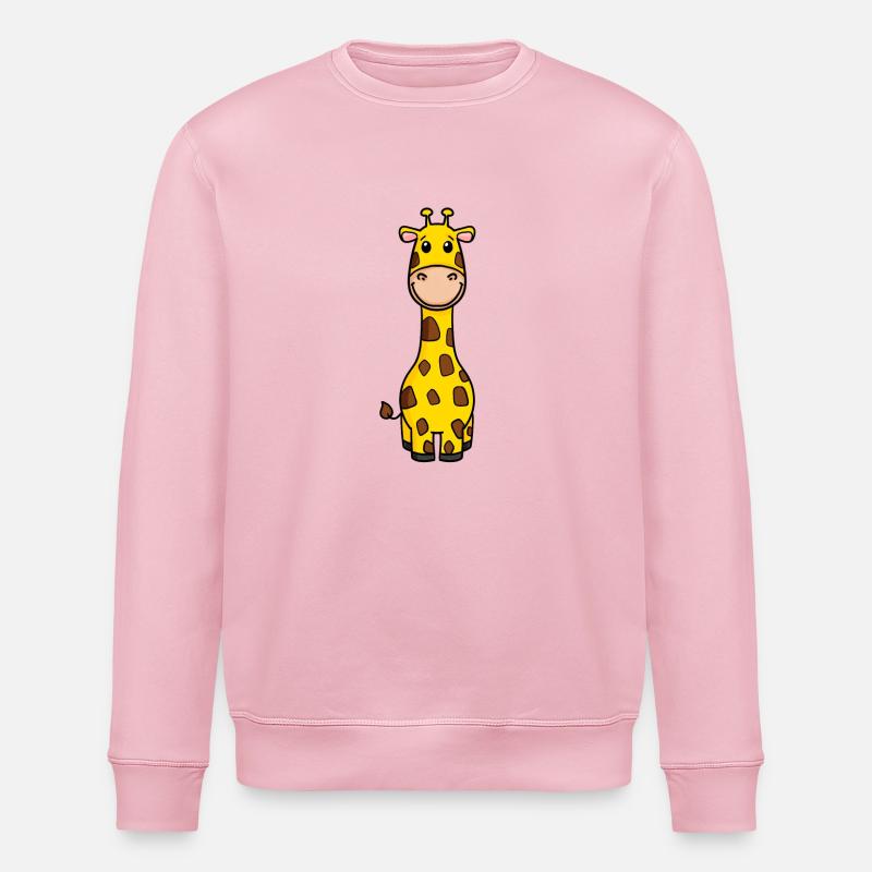 Giraffe - Stanley/Stella Unisex Bio-Sweatshirt ROLLER - Hellrosa