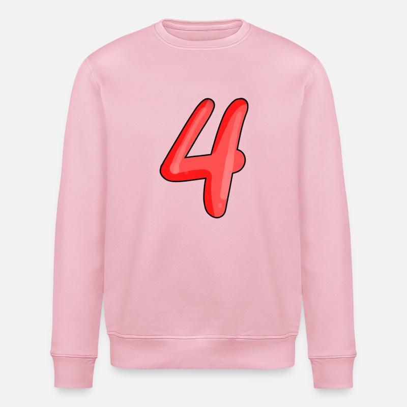 4 - Stanley/Stella Unisex Bio-Sweatshirt ROLLER - Hellrosa