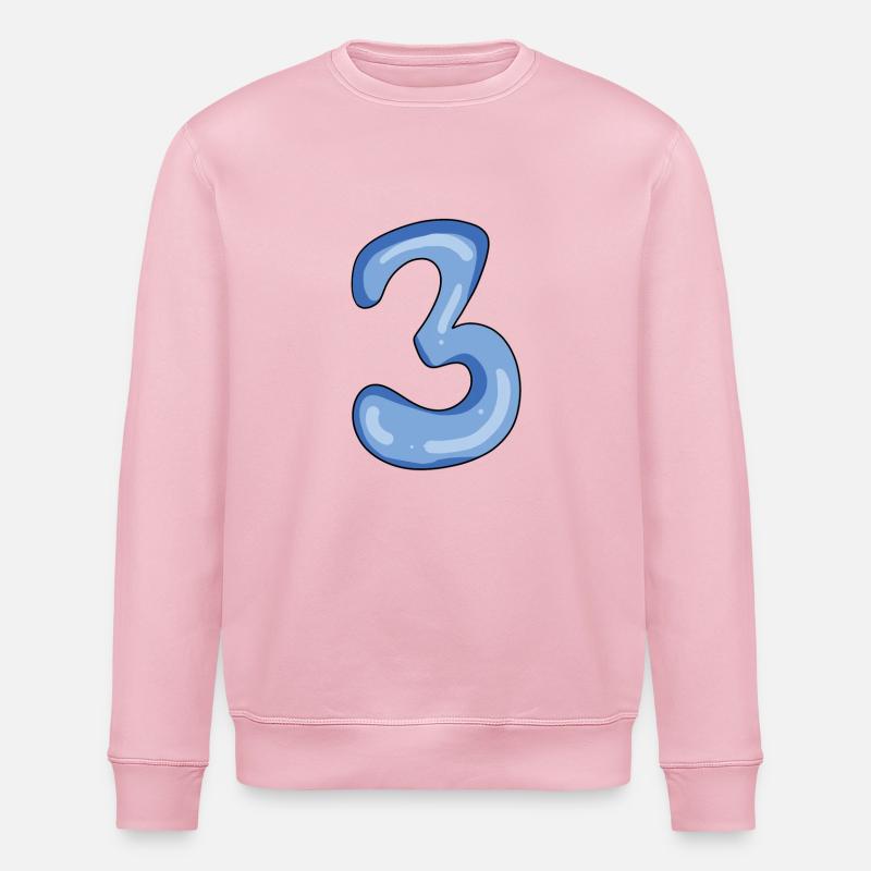 3 - Sweat bio ROLLER Stanley/Stella Unisexe - rose pâle