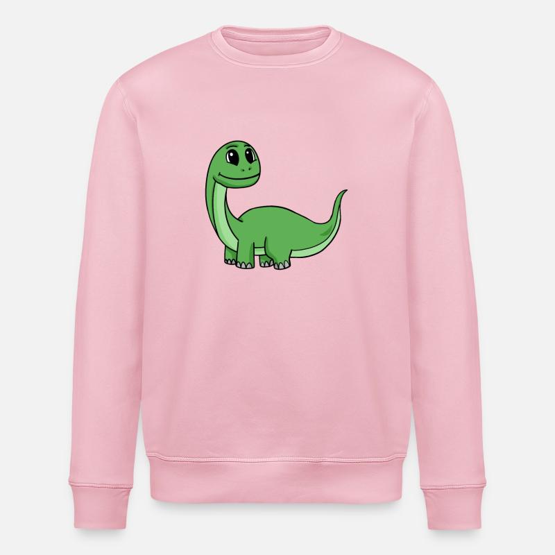 Dino Motiv - Stanley/Stella Unisex Bio-Sweatshirt ROLLER - Hellrosa