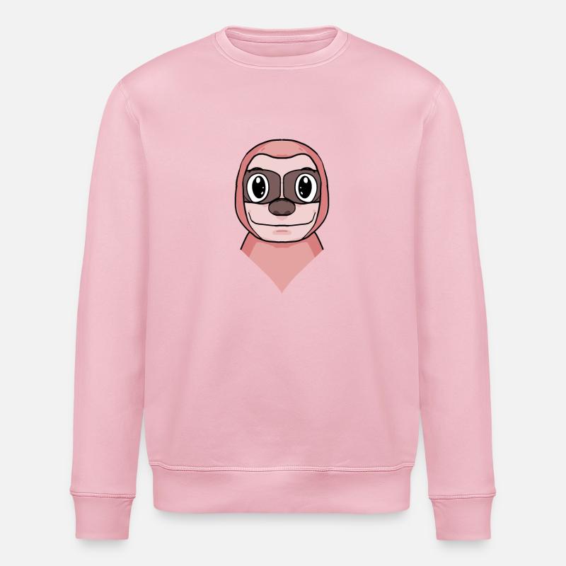 Faultier - Stanley/Stella Unisex Bio-Sweatshirt ROLLER - Hellrosa