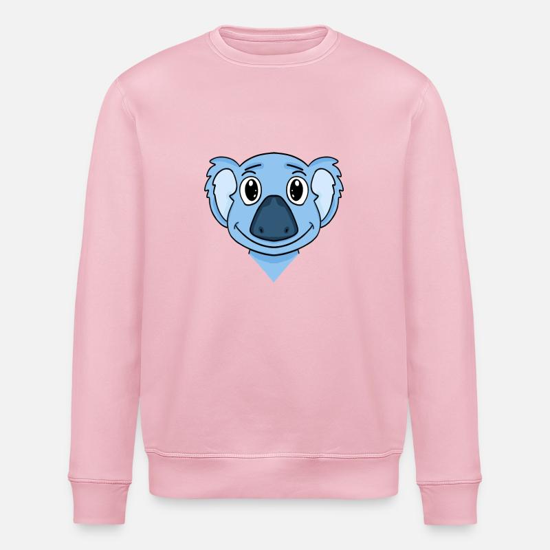 Koala - Sweat bio ROLLER Stanley/Stella Unisexe - rose pâle