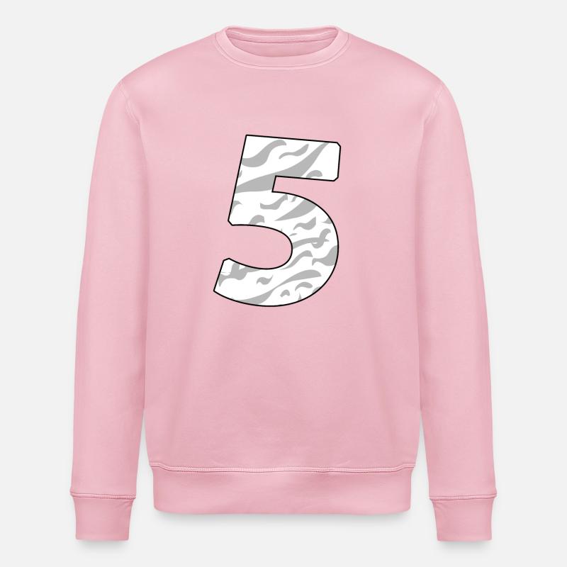 5 - Sweat bio ROLLER Stanley/Stella Unisexe - rose pâle