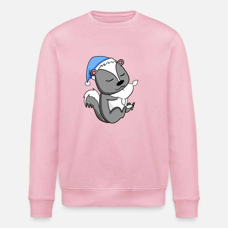 Stinktier - Stanley/Stella Unisex Bio-Sweatshirt ROLLER - Hellrosa