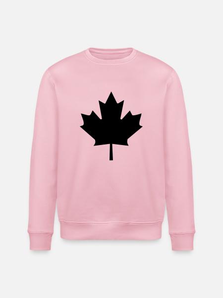 Happy Canada Day - Stanley/Stella Unisex Bio-Sweatshirt ROLLER - Hellrosa