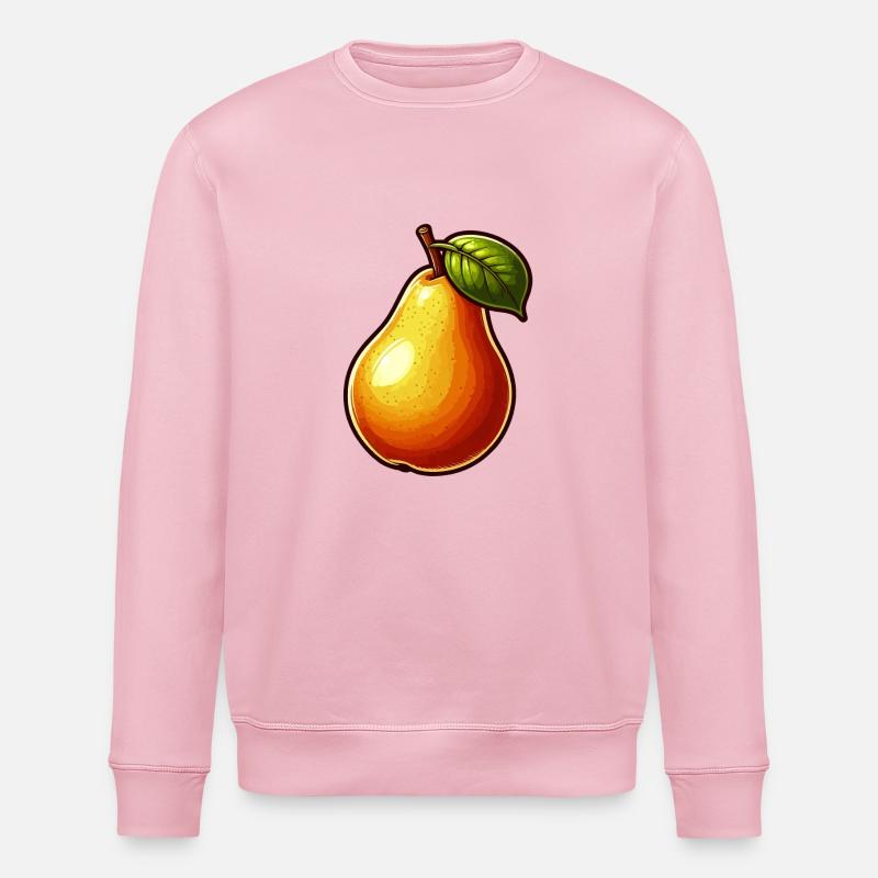 Poire - Fruit - Sweat bio ROLLER Stanley/Stella Unisexe - rose pâle
