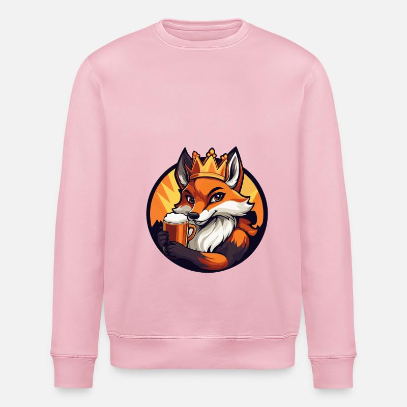 Fuchs Bier - Stanley/Stella Unisex Bio-Sweatshirt ROLLER - Hellrosa