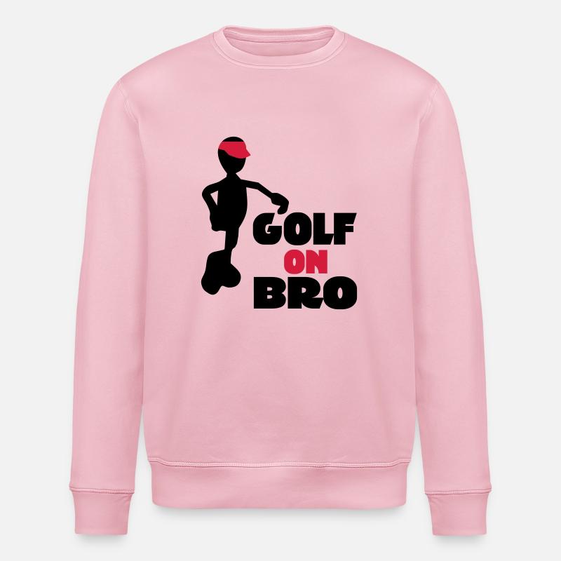 golf - Sweat bio ROLLER Stanley/Stella Unisexe - rose pâle