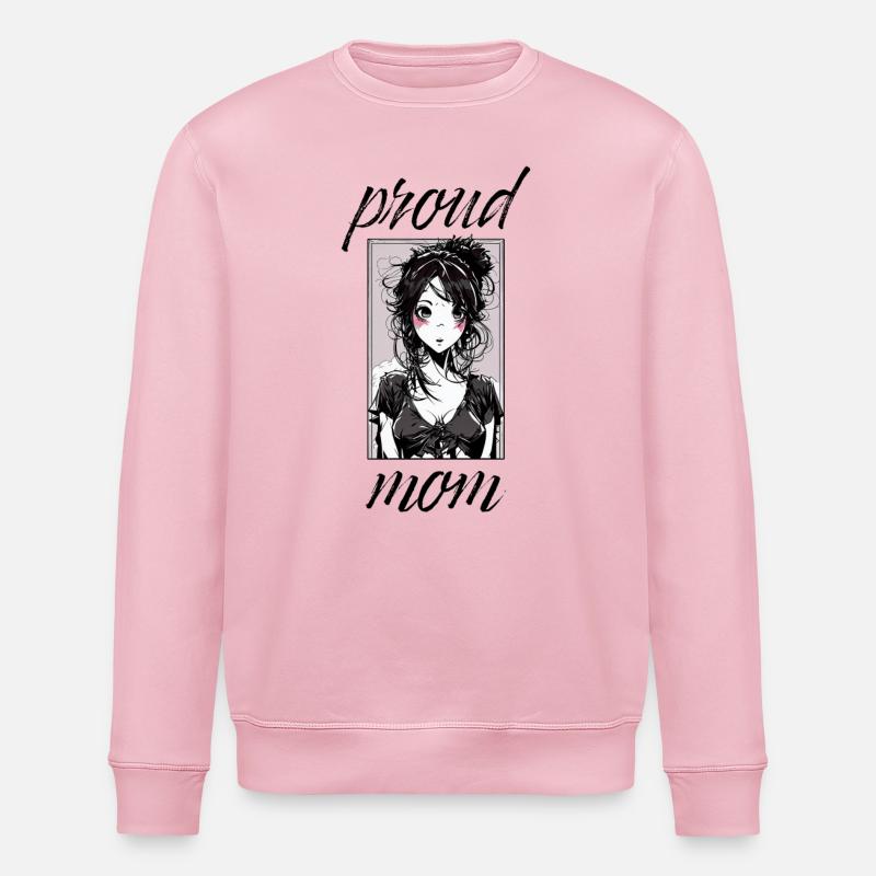 PROUD MOM - Stanley/Stella Unisex Bio-Sweatshirt ROLLER - Hellrosa