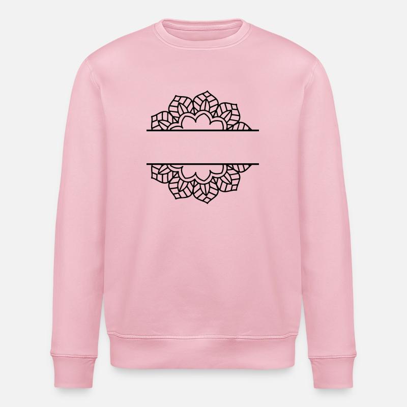 Mandala - Sweat bio ROLLER Stanley/Stella Unisexe - rose pâle