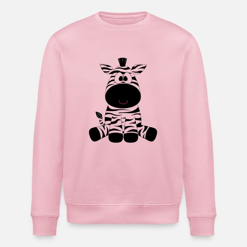 Zebra - Stanley/Stella Unisex Bio-Sweatshirt ROLLER - Hellrosa