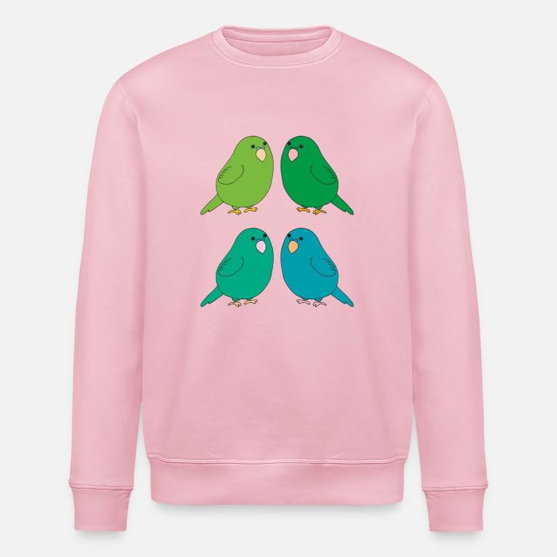 Perruche 4fold - Sweat bio ROLLER Stanley/Stella Unisexe - rose pâle