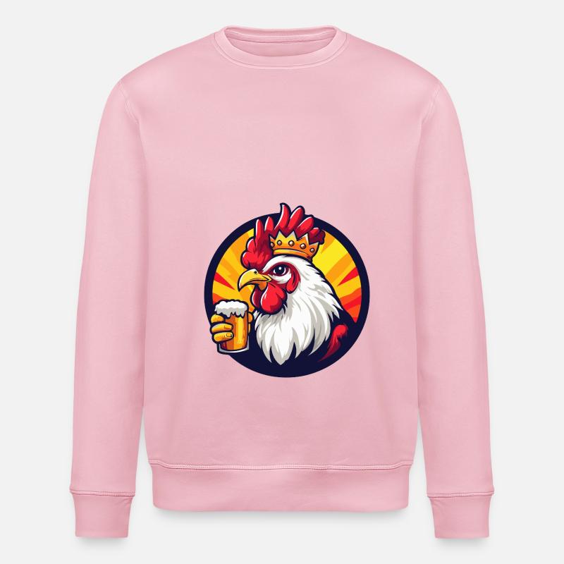 Hahn Bier - Stanley/Stella Unisex Bio-Sweatshirt ROLLER - Hellrosa