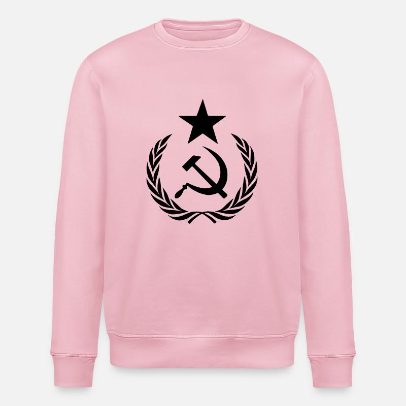urss hemblem - Stanley/Stella Unisex Bio-Sweatshirt ROLLER - Hellrosa