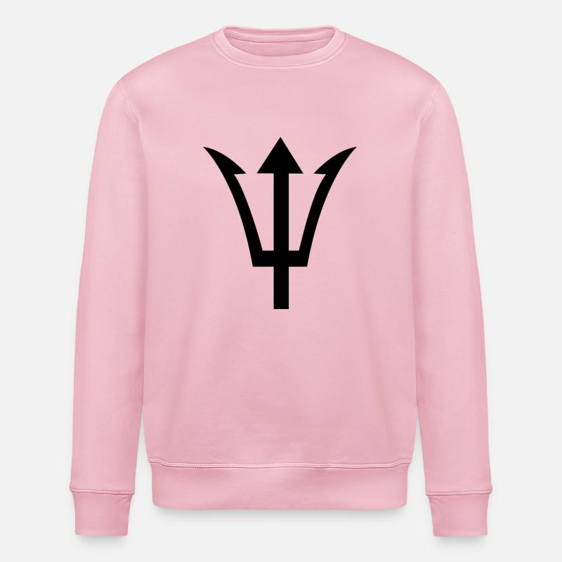 Dreizack - Stanley/Stella Unisex Bio-Sweatshirt ROLLER - Hellrosa