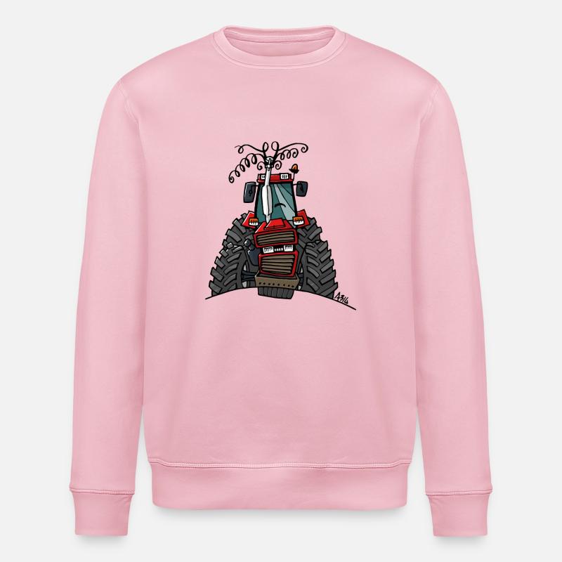 0504 Case 856XL - Stanley/Stella ROLLER Unisex Organic Sweatshirt - cotton pink