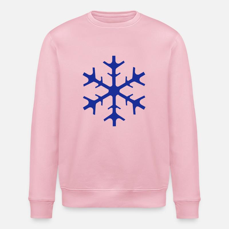 snowflake - Stanley/Stella Unisex Bio-Sweatshirt ROLLER - Hellrosa