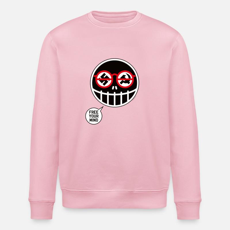 FREE YOUR MIND - Stanley/Stella Unisex Bio-Sweatshirt ROLLER - Hellrosa