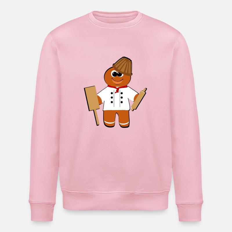 Mannele Mannala Bäcker Kougelhopf - Stanley/Stella Unisex Bio-Sweatshirt ROLLER - Hellrosa