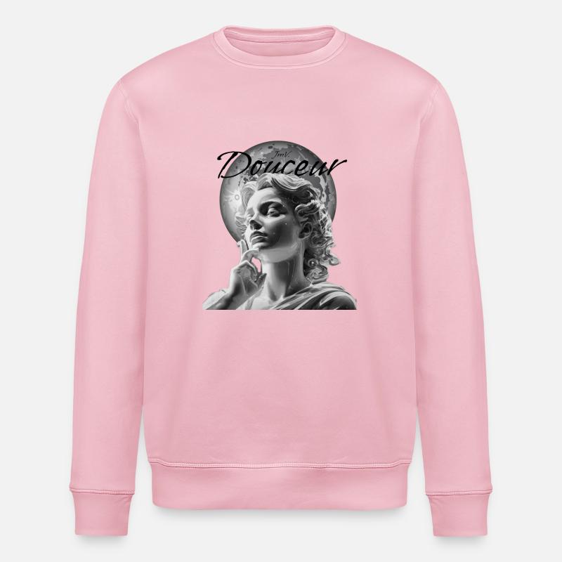 douceur - Sweat bio ROLLER Stanley/Stella Unisexe - rose pâle