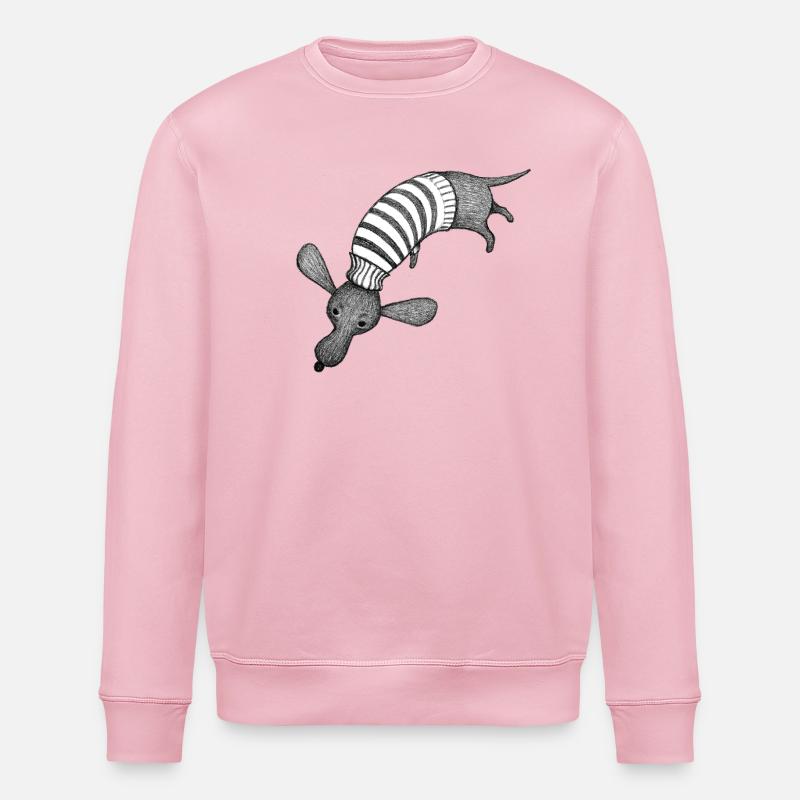 Dackel - Stanley/Stella Unisex Bio-Sweatshirt ROLLER - Hellrosa
