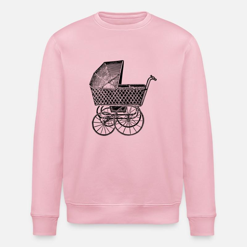 stroller - Stanley/Stella ROLLER Unisex Organic Sweatshirt - cotton pink