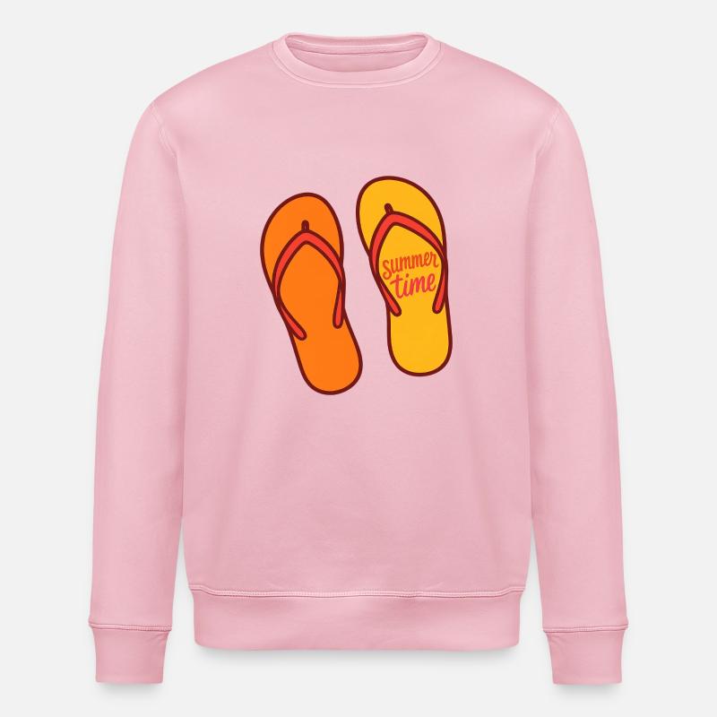 Sommerzeit - Stanley/Stella Unisex Bio-Sweatshirt ROLLER - Hellrosa