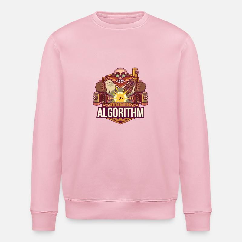 Software algorithm - Stanley/Stella ROLLER Unisex Organic Sweatshirt - cotton pink
