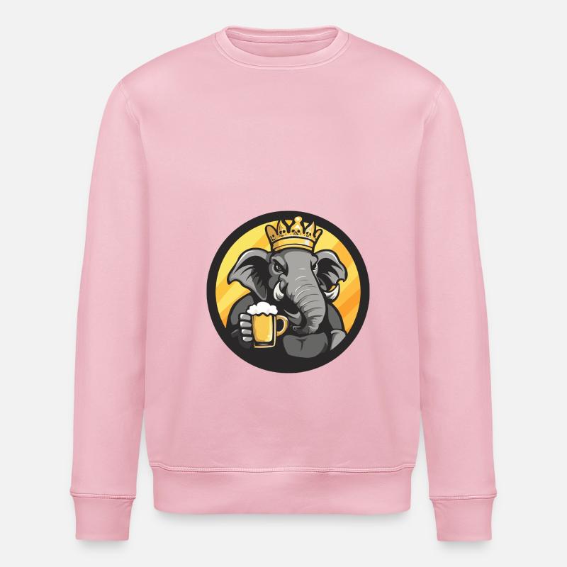 Mammut Bier - Stanley/Stella Unisex Bio-Sweatshirt ROLLER - Hellrosa