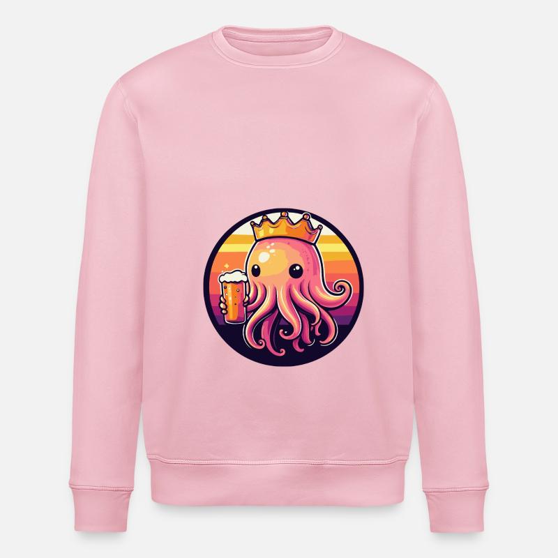 Qualle Bier - Stanley/Stella Unisex Bio-Sweatshirt ROLLER - Hellrosa
