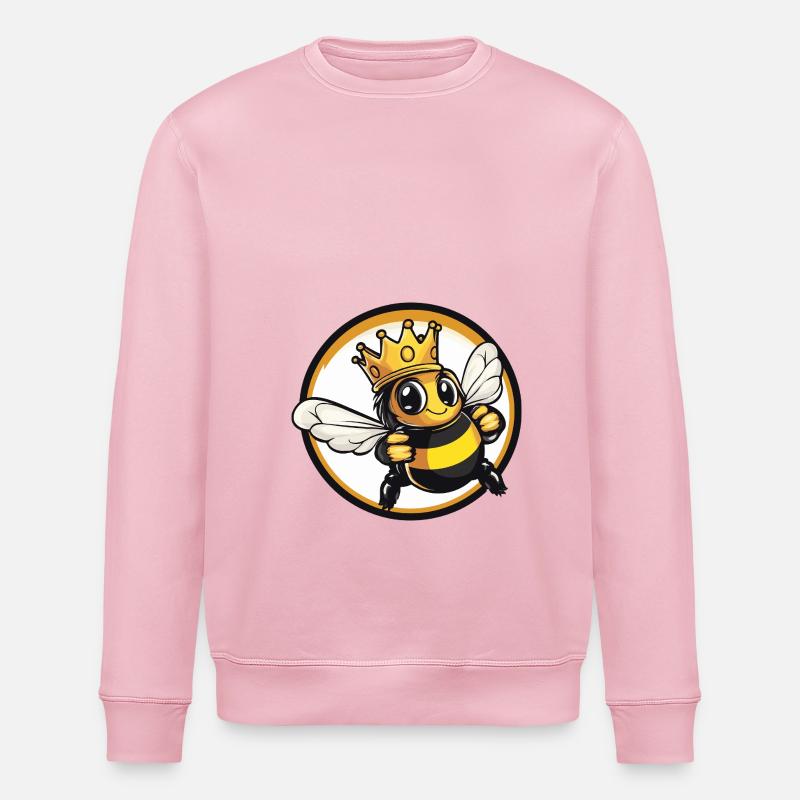 Biene Bier - Stanley/Stella Unisex Bio-Sweatshirt ROLLER - Hellrosa