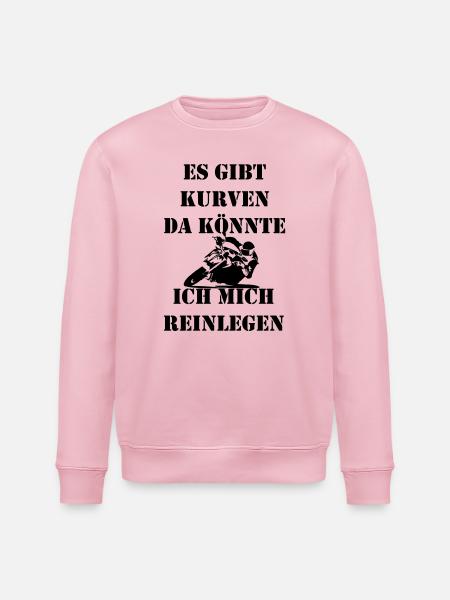kurven reinlegen  - Stanley/Stella Unisex Bio-Sweatshirt ROLLER - Hellrosa