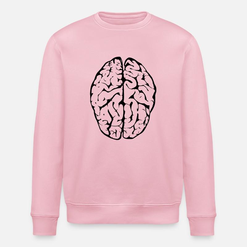 brain - Stanley/Stella ROLLER Unisex Organic Sweatshirt - cotton pink