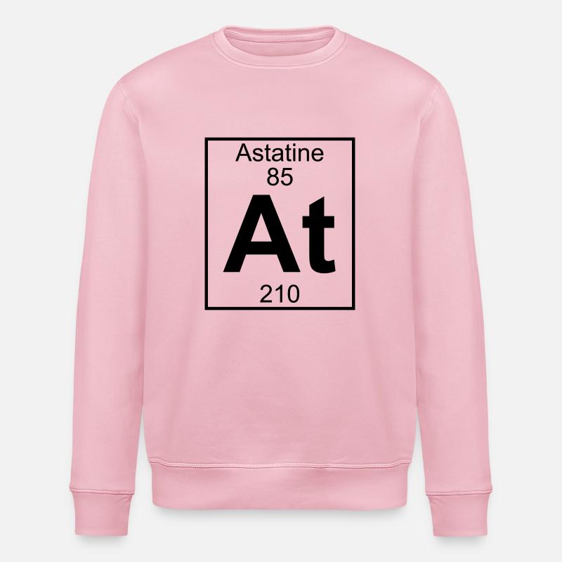 Element 085 - At (astatine) - Full - Sweat bio ROLLER Stanley/Stella Unisexe - rose pâle