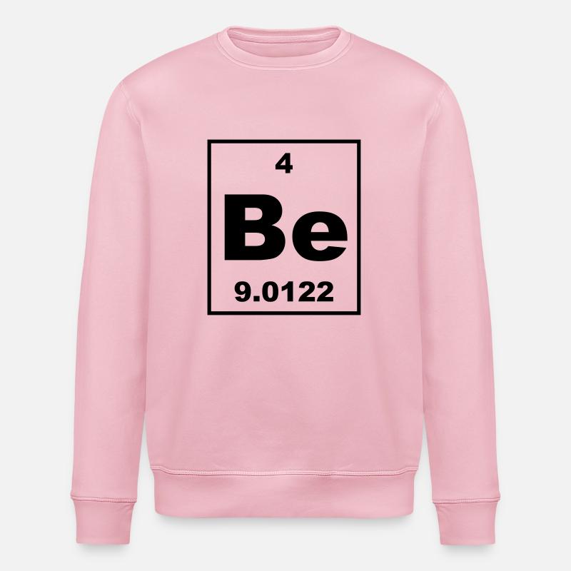 Element 004 - Be (beryllium) - Small - Stanley/Stella Unisex Bio-Sweatshirt ROLLER - Hellrosa