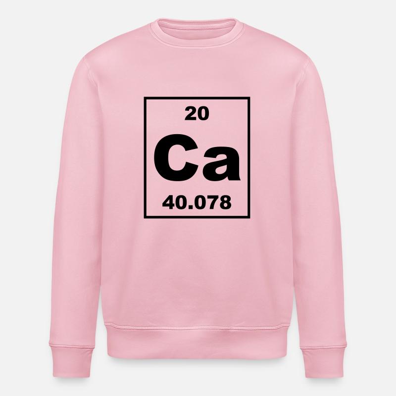 Element 020 - Ca (calcium) - Small - Sweat bio ROLLER Stanley/Stella Unisexe - rose pâle