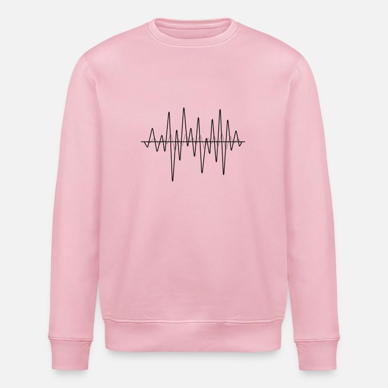 schallwellen - Stanley/Stella Unisex Bio-Sweatshirt ROLLER - Hellrosa