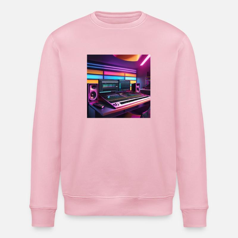 Studio - Sweat bio ROLLER Stanley/Stella Unisexe - rose pâle