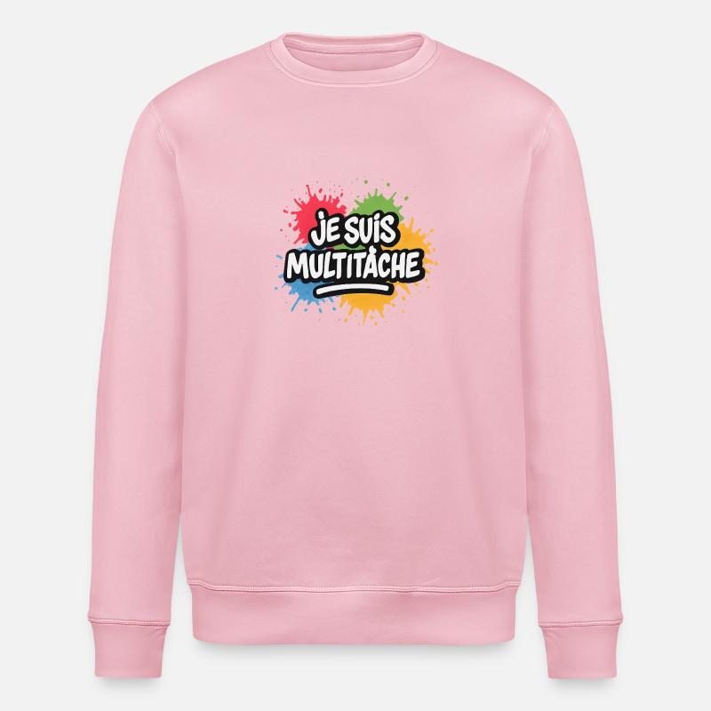 Multitasking - Stanley/Stella Unisex Bio-Sweatshirt ROLLER - Hellrosa