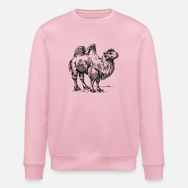 chameau - Sweat bio ROLLER Stanley/Stella Unisexe - rose pâle
