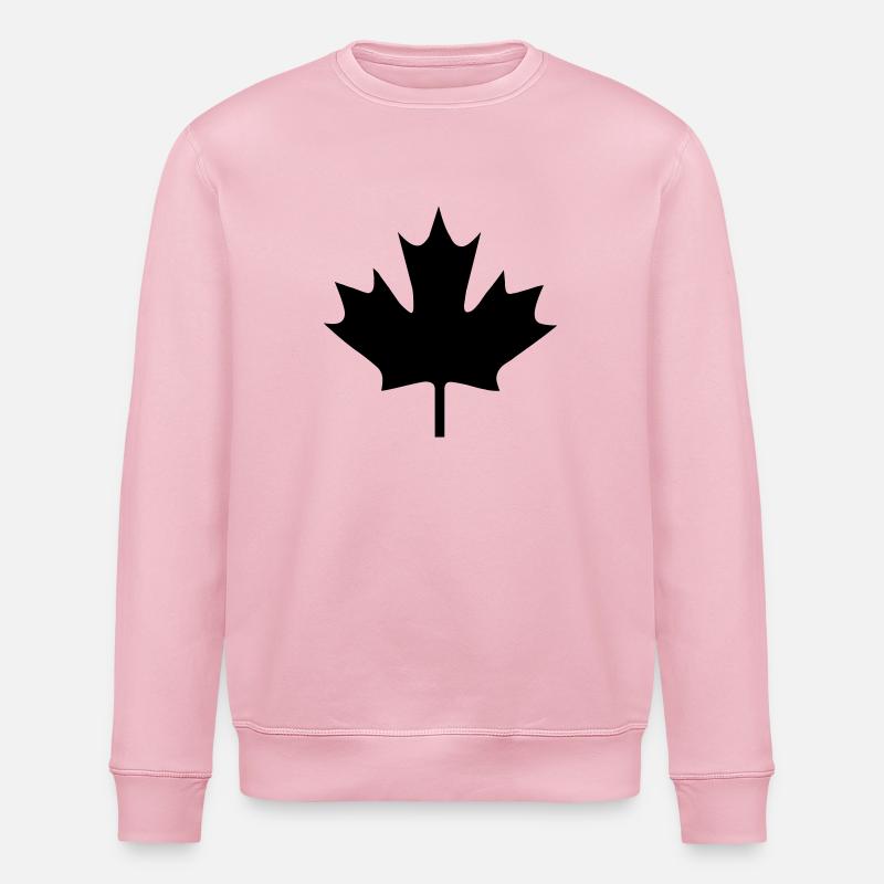 Kanada - Canadian Leaf - Stanley/Stella Unisex Bio-Sweatshirt ROLLER - Hellrosa